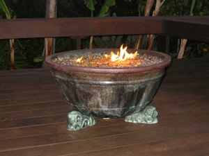 glassfire stones for outdoor fire bowls