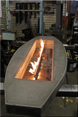 Fire Pit Pan and Burner