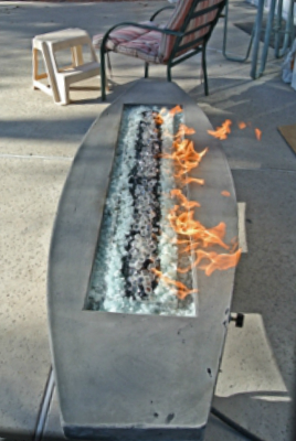 Fire Pit Pan and Burner