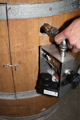 Custom Propane Wine Barrel Fire Pit