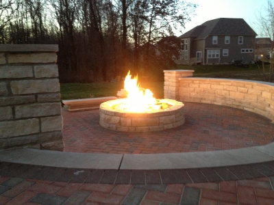 Custom Fire Pit Conversion To Fireglass, How To Convert A Fire Pit To Gas