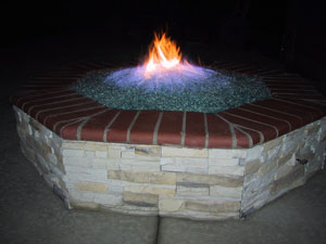 Lava Rock Into A Modern Glass Fire Pit, Lava Glass For Fire Pit