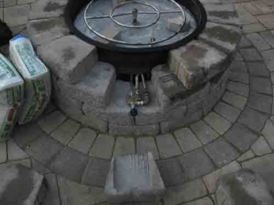 How To Build A Propane Fire Pit Step, How To Make Natural Gas Fire Pit